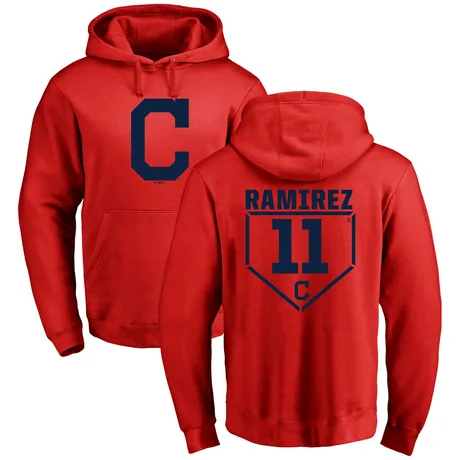 Youth Jose Ramirez Red RBI Pullover Hoodie