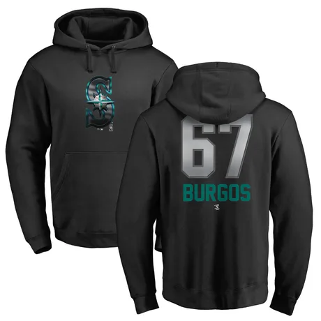 Youth Juan Burgos Black Midnight Mascot Pullover Hoodie