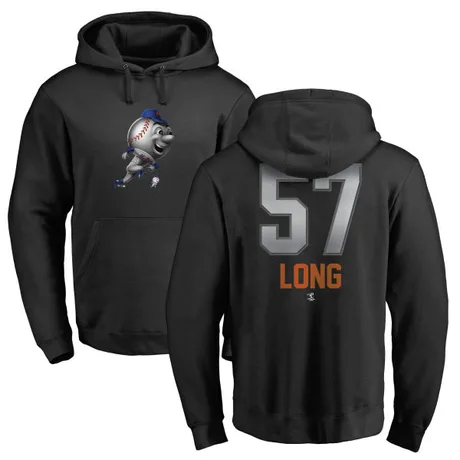 Youth Kevin Long Black Midnight Mascot Pullover Hoodie