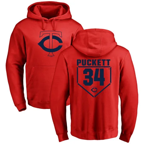Youth Kirby Puckett Red RBI Pullover Hoodie