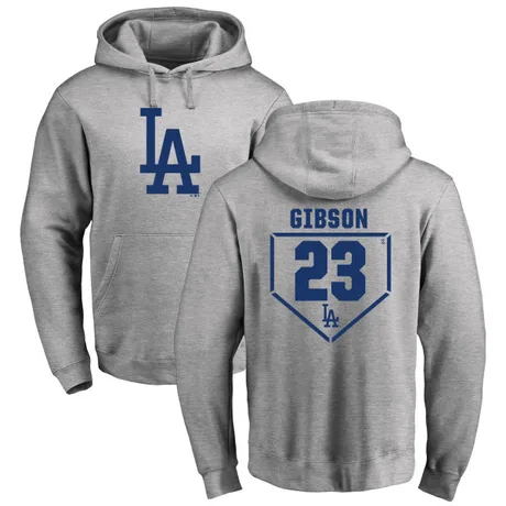 Youth Kirk Gibson Gray RBI Pullover HoodieHeathered