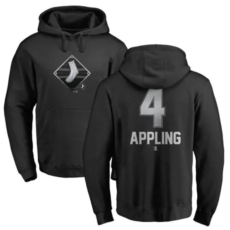 Youth Luke Appling Black Midnight Mascot Pullover Hoodie
