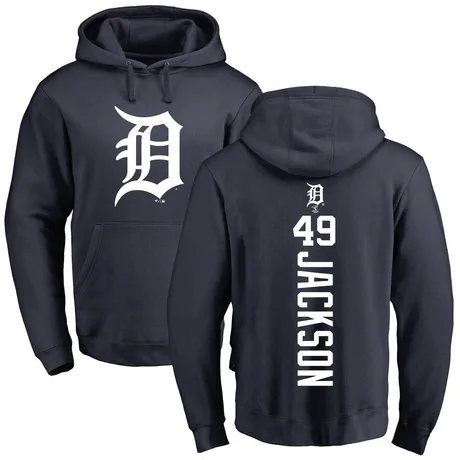 Youth Luke Jackson Navy Backer Pullover Hoodie