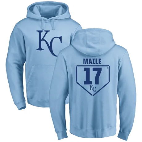 Youth Luke Maile Light Blue RBI Pullover Hoodie