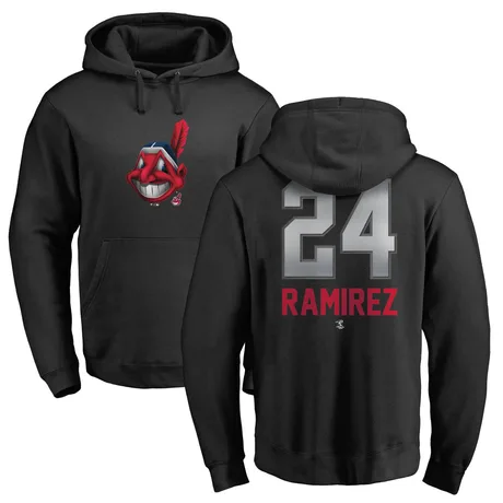 Youth Manny Ramirez Black Midnight Mascot Pullover Hoodie