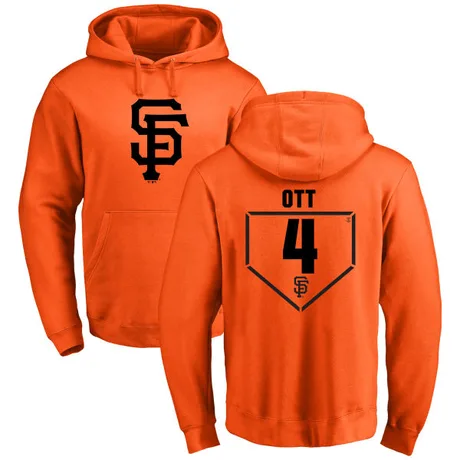 Youth Mel Ott Orange RBI Pullover Hoodie