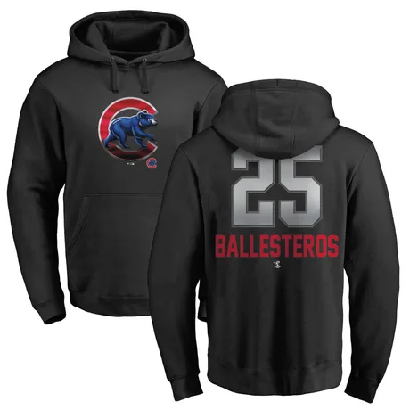 Youth Moises Ballesteros Black Midnight Mascot Pullover Hoodie