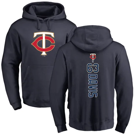 Youth Noah Davis Navy Backer Pullover Hoodie