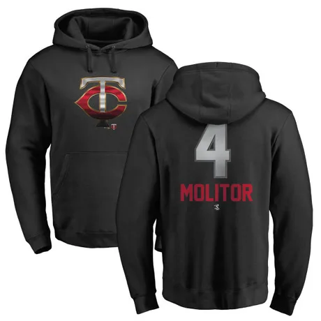 Youth Paul Molitor Black Midnight Mascot Pullover Hoodie