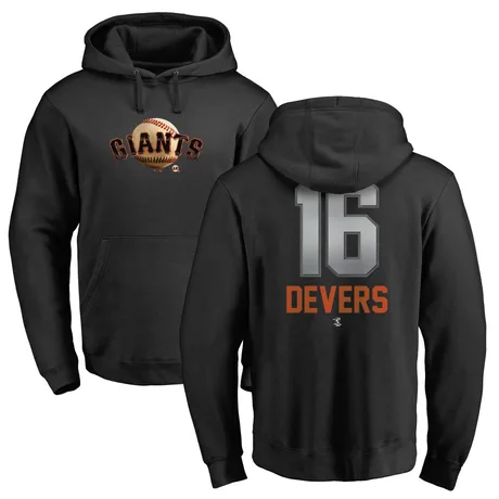 Youth Rafael Devers Black Midnight Mascot Pullover Hoodie
