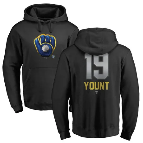 Youth Robin Yount Black Midnight Mascot Pullover Hoodie