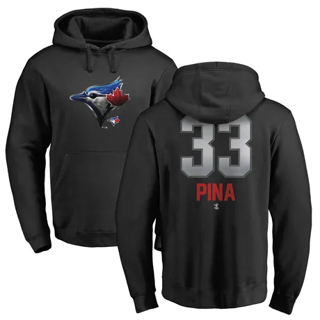 Youth Robinson Pina Black Midnight Mascot Pullover Hoodie