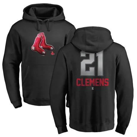 Youth Roger Clemens Black Midnight Mascot Pullover Hoodie