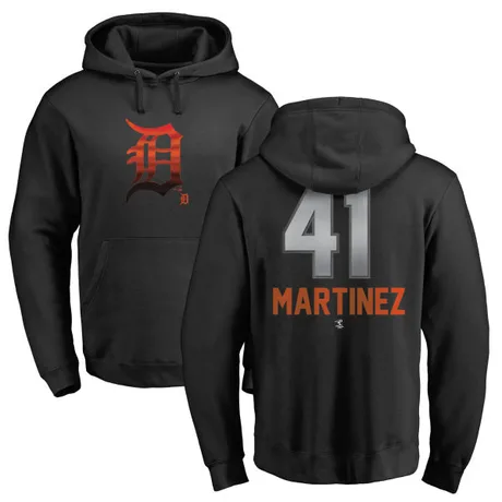 Youth Victor Martinez Black Midnight Mascot Pullover Hoodie