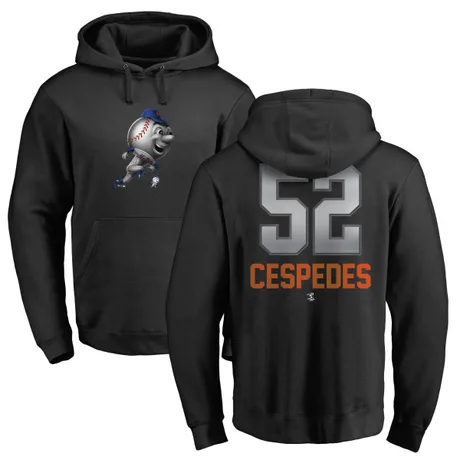 Youth Yoenis Cespedes Black Midnight Mascot Pullover Hoodie